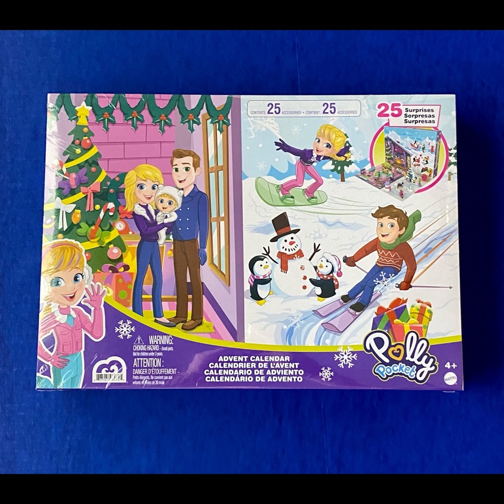 POLLY POCKET ADVENT CALENDAR 25 Suprises BNIB HTF